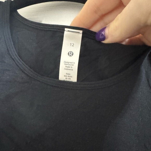LULULEMON SHOULDER CUT OUT YOGA T SHIRT - Picture 3 of 5